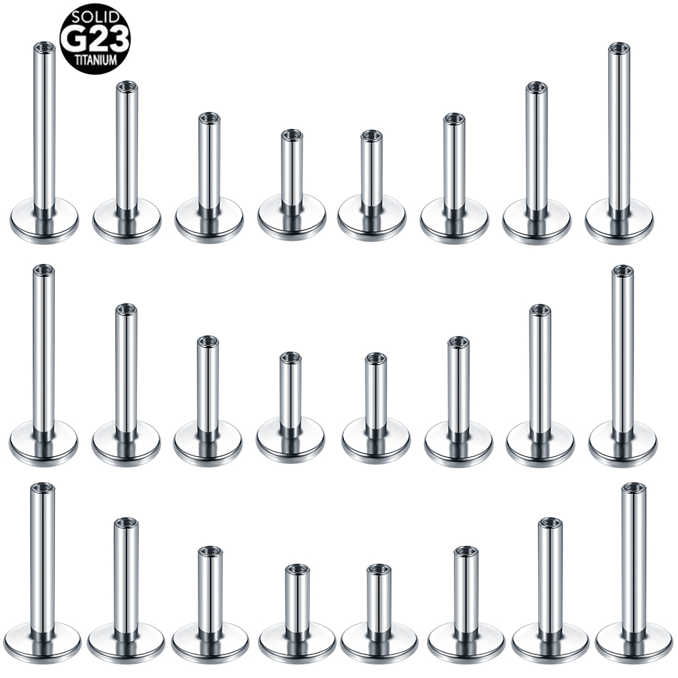 Body Jewelry Internally Threaded - 10Pcs/set Titanium Ear Studs Lip Labret