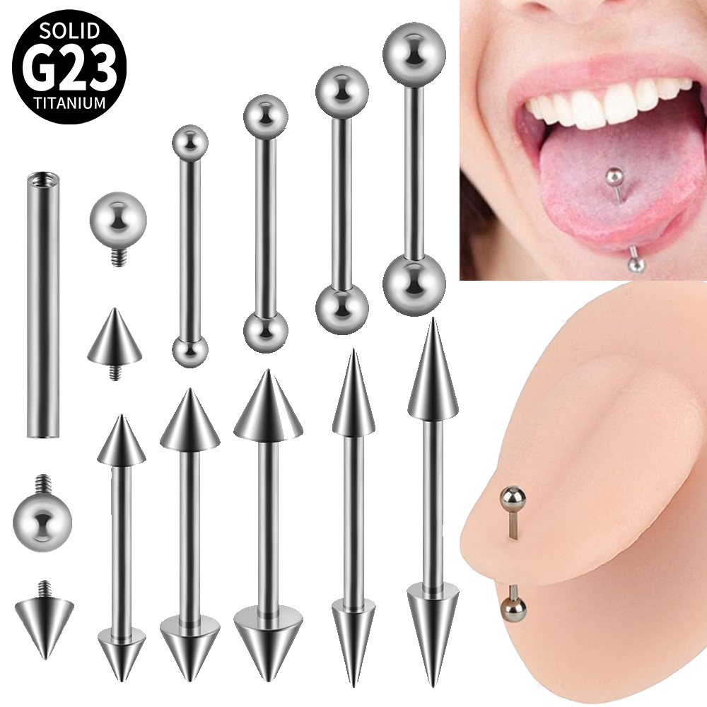 Industrial Barbell Long - 1PC G23 Titanium Long Industrial Barbell