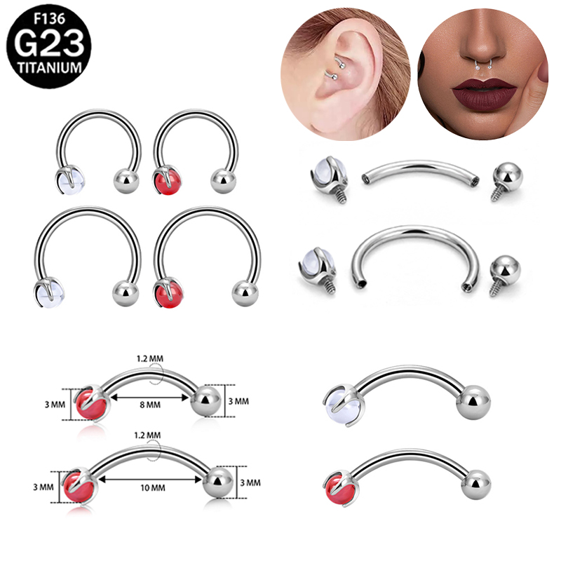 Body Jewelry Implants - ASTM F136 Implant Grade Threaded Titanium