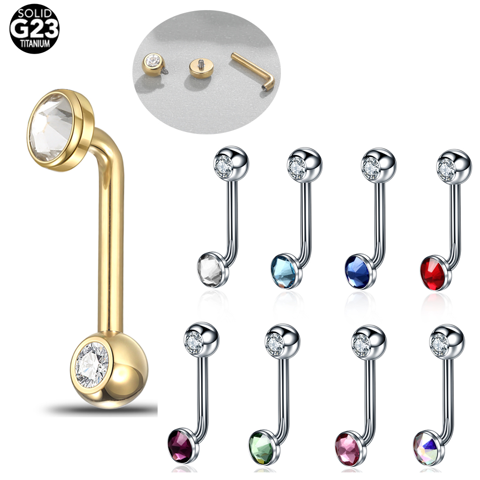 1PC Implant Grade Titanium Chr - Body Jewelry Vch 评论和价格