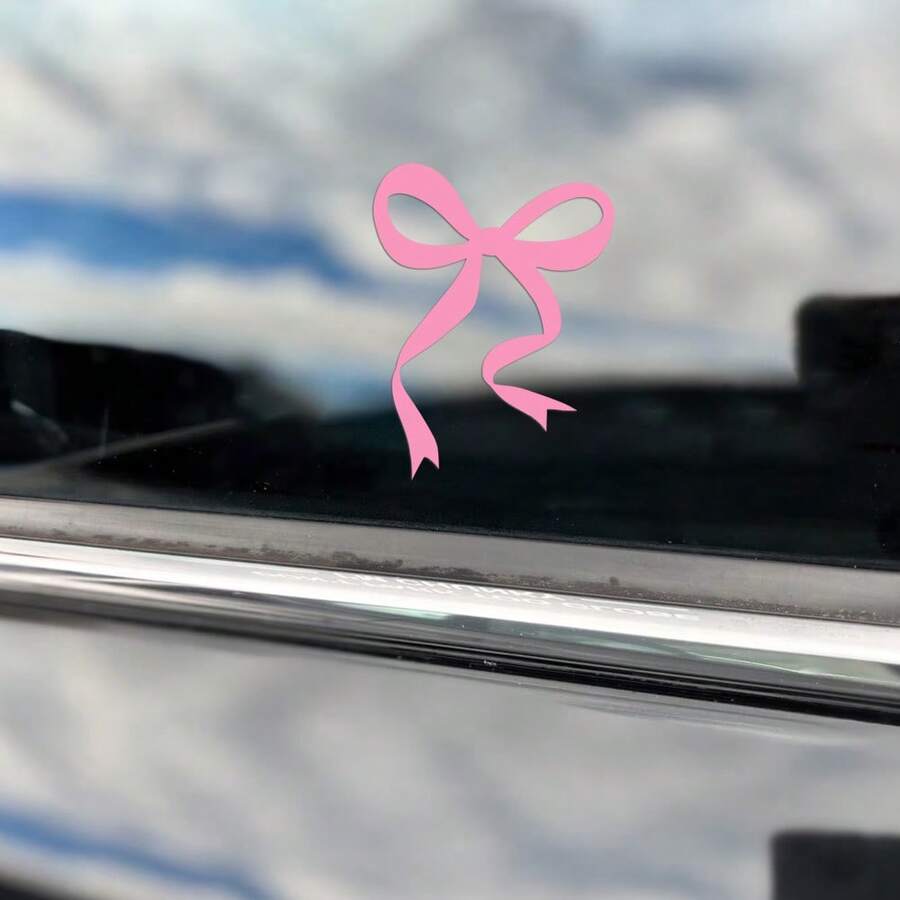 1 Pc Bow Car Decal, Vinyl Girl - Body Jewelry Rings 评论和价格
