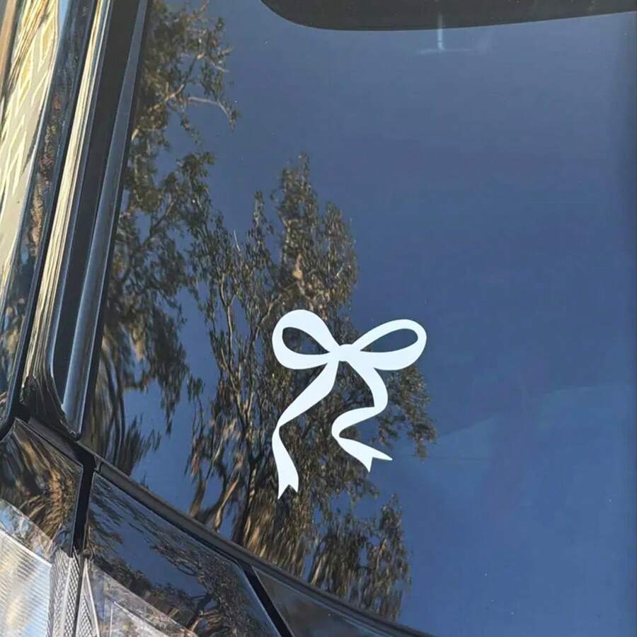 1 Pc Bow Car Decal, Vinyl Girl - Body Jewelry Rings 评论和价格