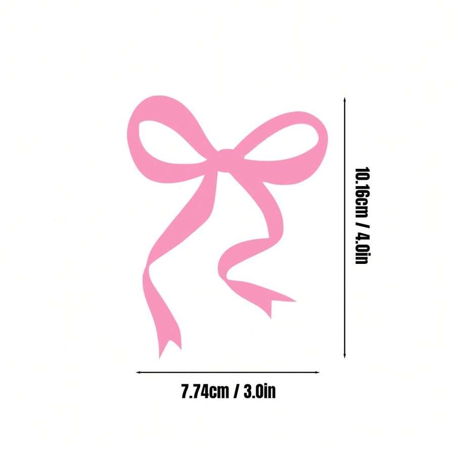 1 Pc Bow Car Decal, Vinyl Girl - Body Jewelry Rings 评论和价格