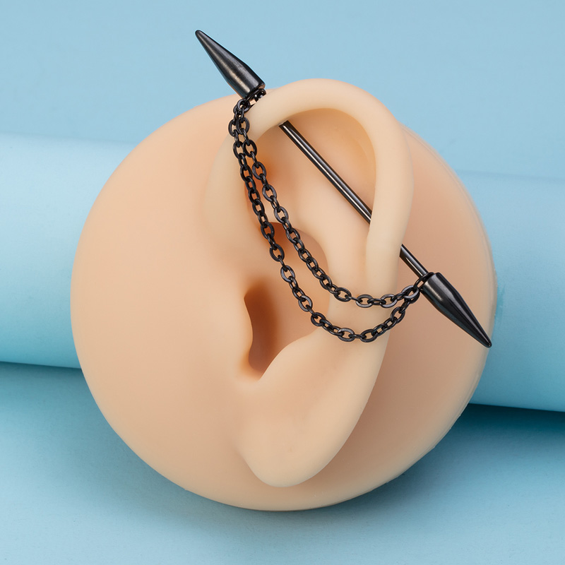 1pc Industrial Piercing Barbel - Industrial Barbell Long 评论和价格