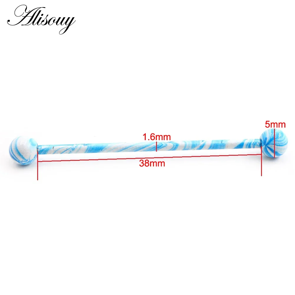 Alisouy 2PC Long Straight Stai - Industrial Barbell Long 评论和价格