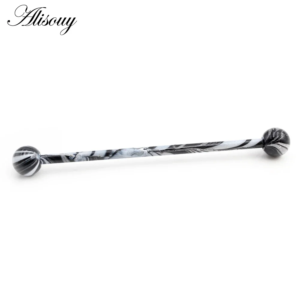 Alisouy 2PC Long Straight Stai - Industrial Barbell Long 评论和价格