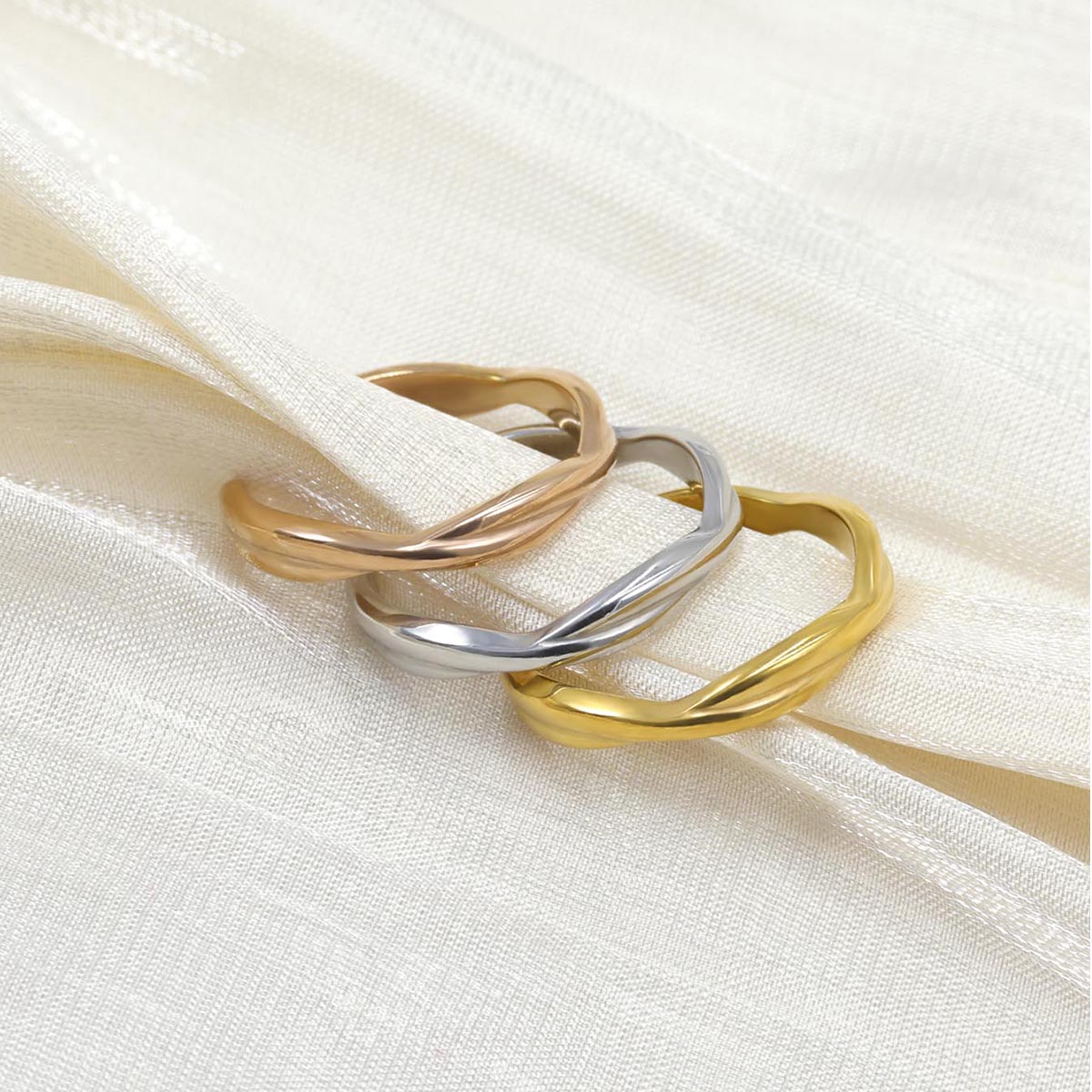 1Pc/3Pcs Simple Stainless Stee - Body Jewelry Rings 评论和价格