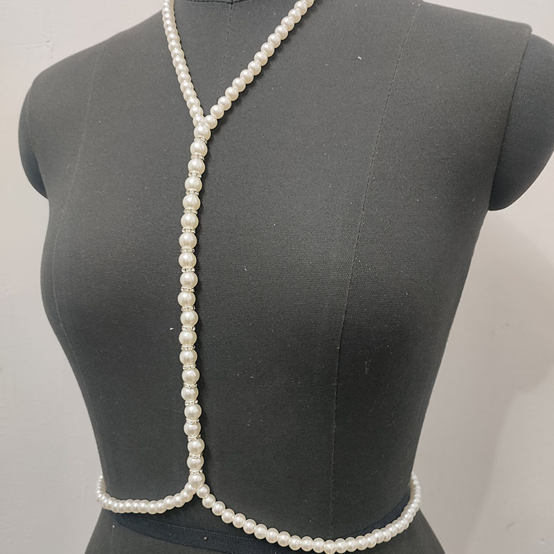 2023 Spring White Pearl Harnes - Body Jewelry Hot 评论和价格