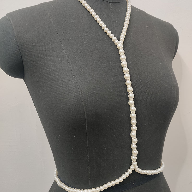 2023 Spring White Pearl Harnes - Body Jewelry Hot 评论和价格