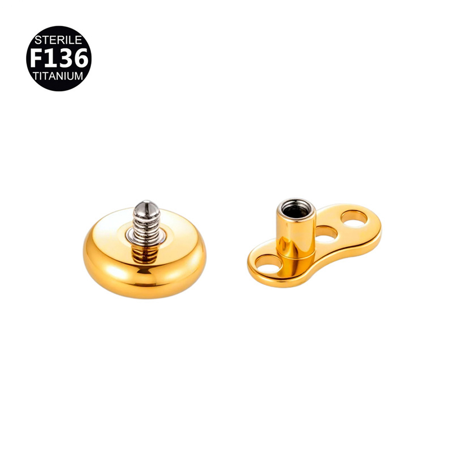 1Pc F136 Titanium 14G Internal - Dermal Anchor Top 评论和价格