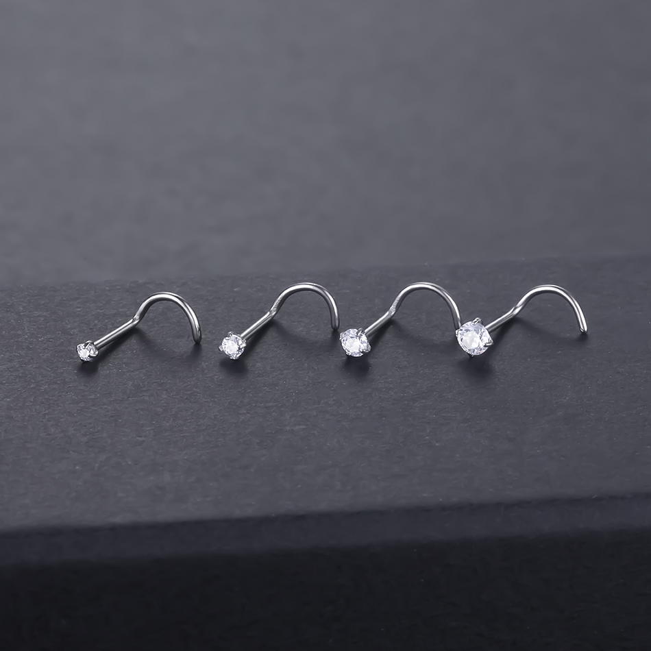 Implant Titanium Nose Stud Rin - Body Jewelry Implants 评论和价格