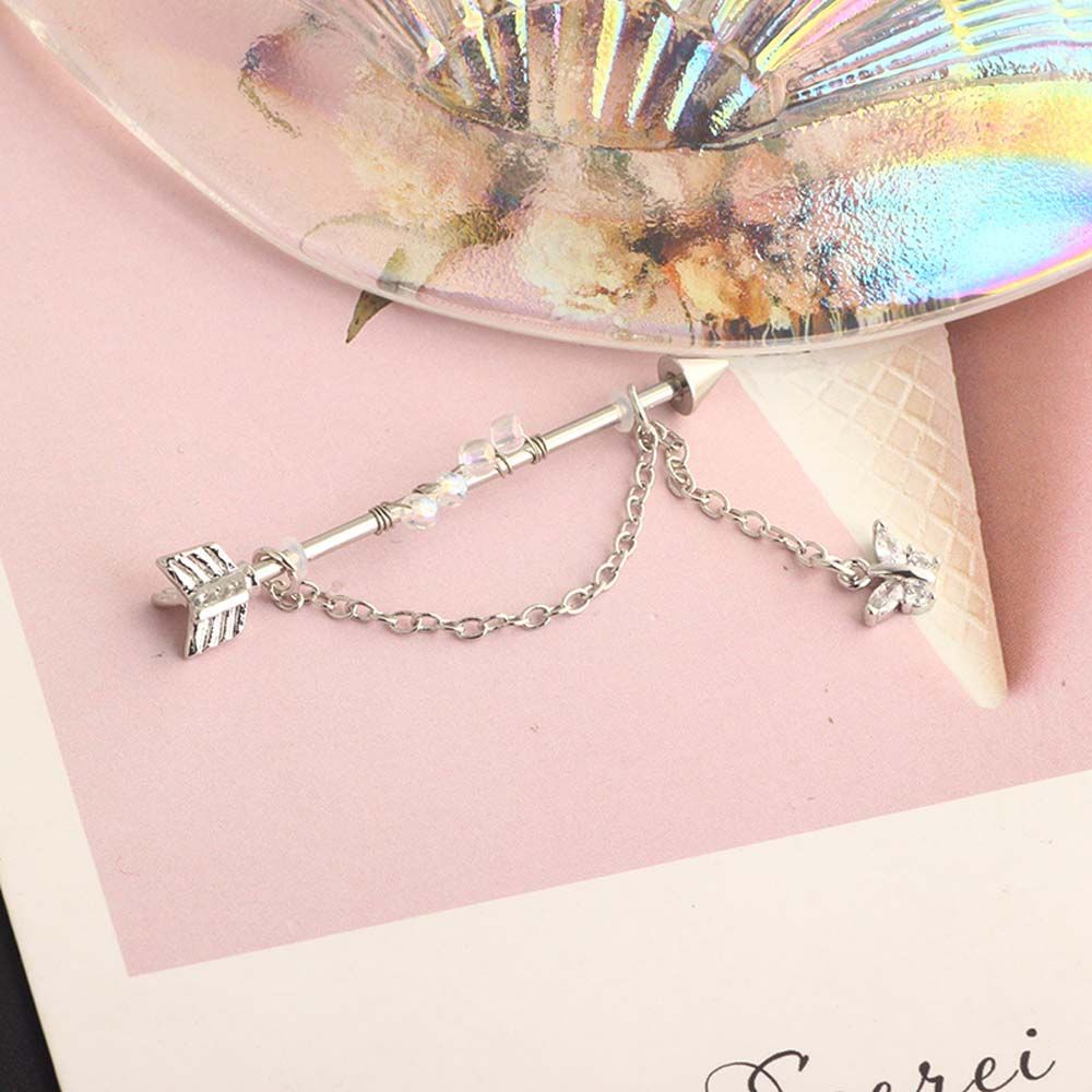 Jewelry Girls Gift Punk Style  - Industrial Barbell Long 评论和价格