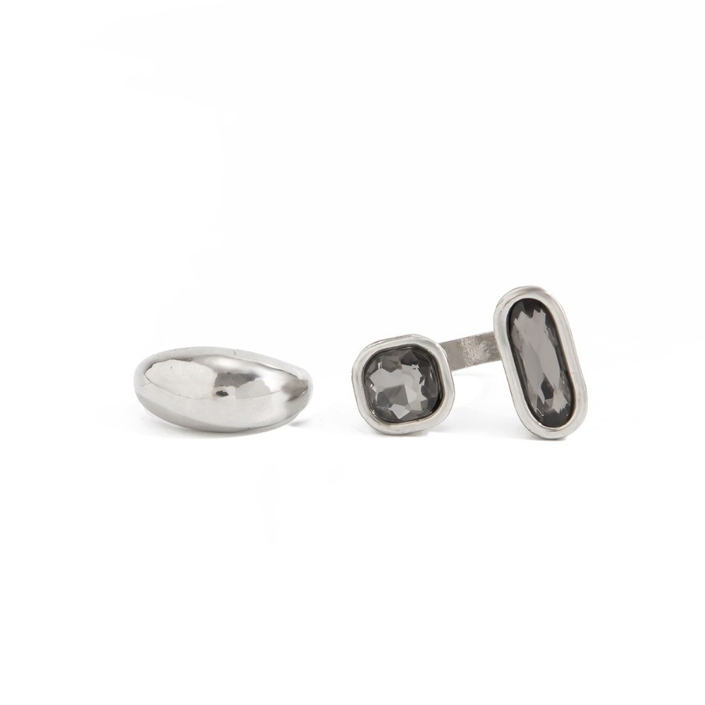 2Pcs/set Light Lux Toe Ring Se - Body Jewelry Rings 评论和价格