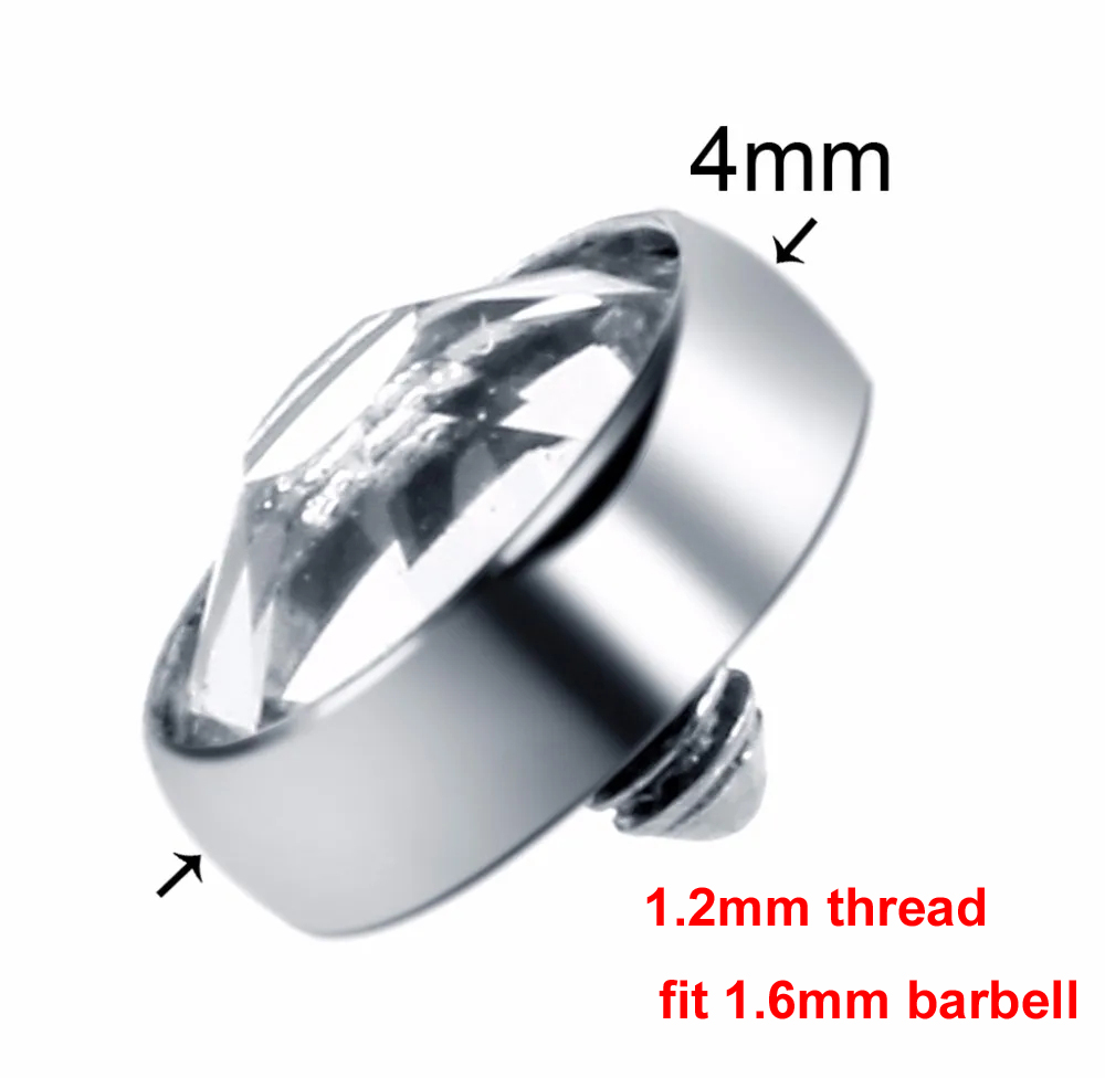 1PC G23 Titanium Dermal Anchor - Body Jewelry Implants 评论和价格