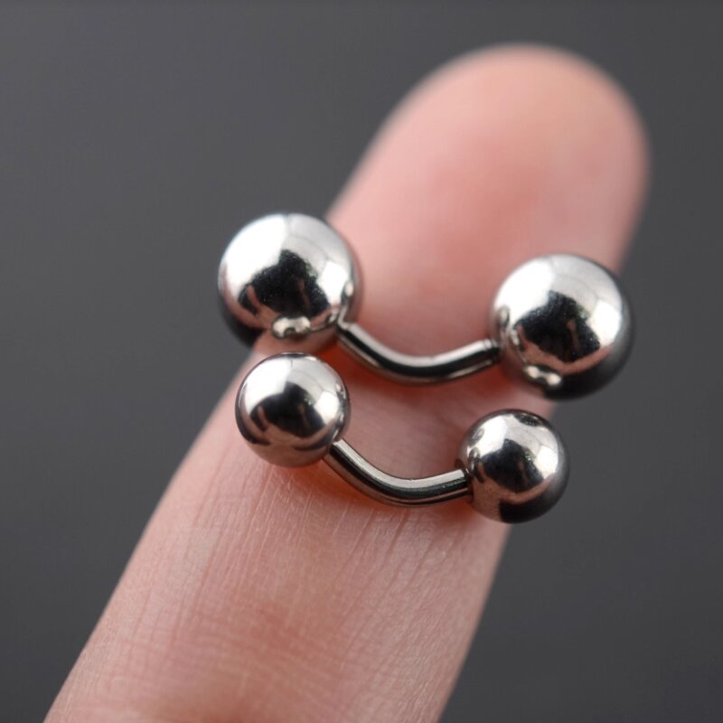 1 Piece Big Ball 316L External - Body Jewelry Vch 评论和价格