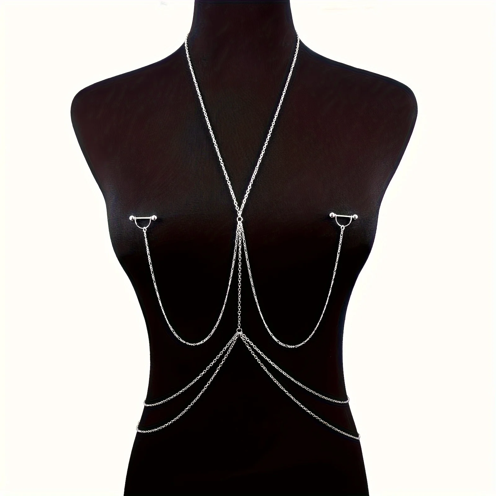 1pc  Elegant & Sexy Body Chain - Body Jewelry Rings 评论和价格