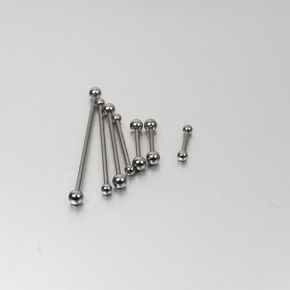 2 Pieces 0.8mm Stainless Steel - Industrial Barbell Long 评论和价格