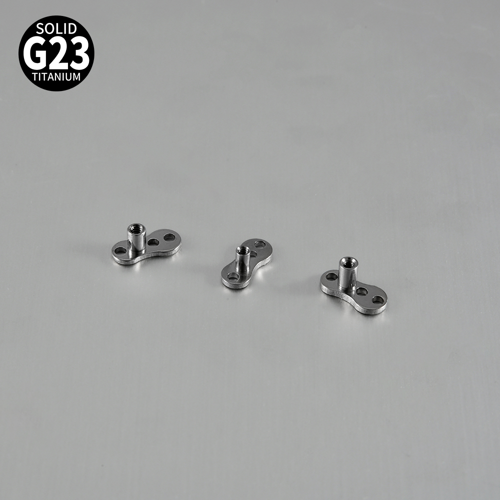 1PC 14G/16G Grade G23 Titanium - Dermal Anchor Top 评论和价格