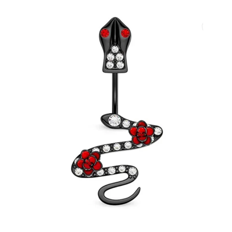 Personality Heart-shaped Navel - Body Jewelry Hot 评论和价格
