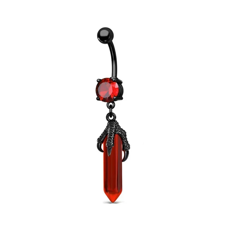 Personality Heart-shaped Navel - Body Jewelry Hot 评论和价格
