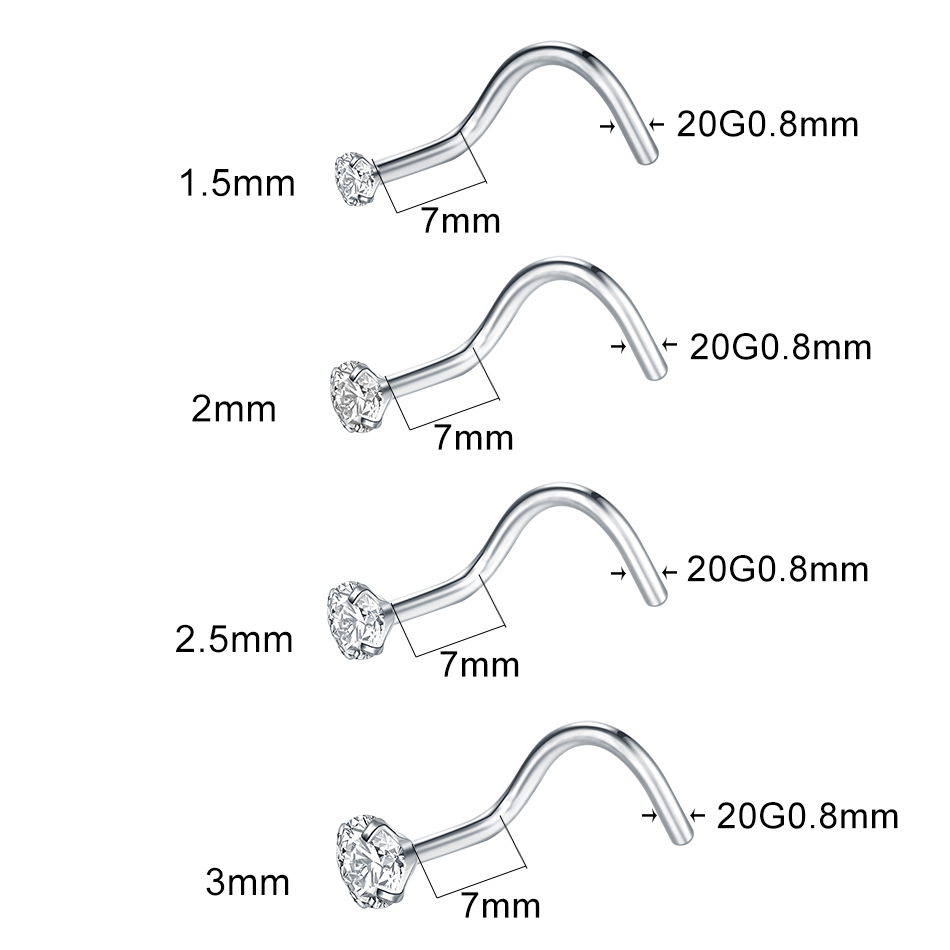 1/5pcs Implant Grade Titanium  - Body Jewelry Implants 评论和价格