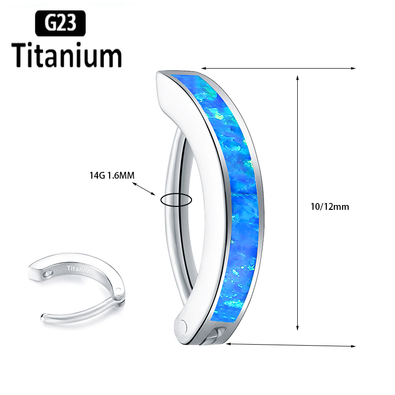 1PC 14G Implant Grade G23 Tita - Body Jewelry Implants 评论和价格