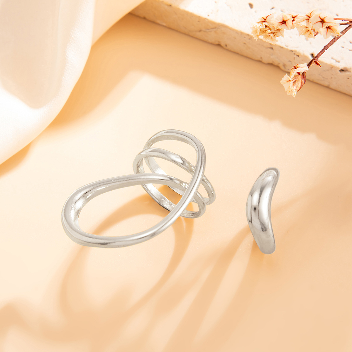 Gold Minimalist Irregular Toe  - Body Jewelry Rings 评论和价格