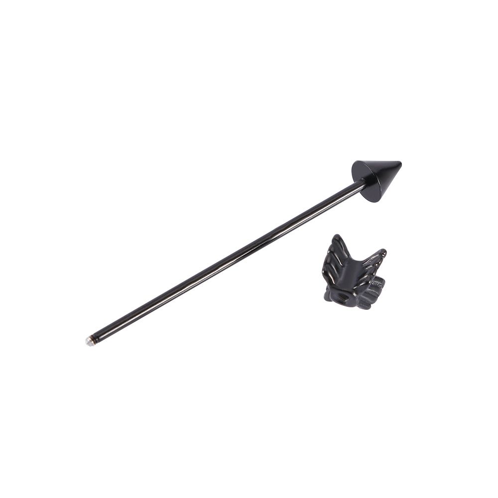 Fashion Long Silver Industrial - Industrial Barbell Long 评论和价格