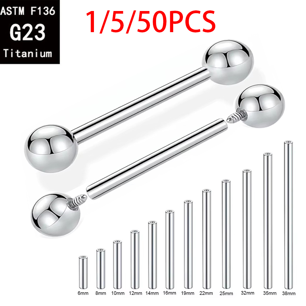 1/5/50PCS ASTM F136 Implant Gr - Body Jewelry Implants 评论和价格
