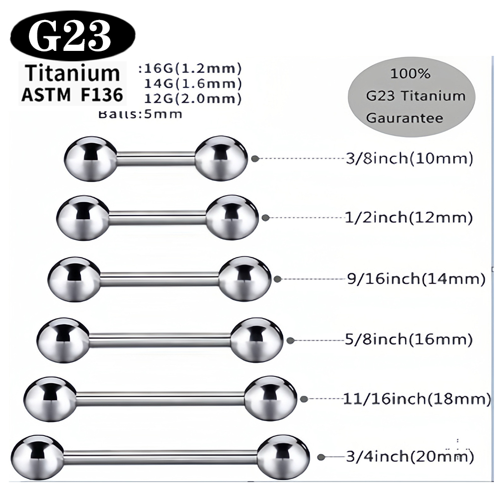 1/5/50PCS ASTM F136 Implant Gr - Body Jewelry Implants 评论和价格