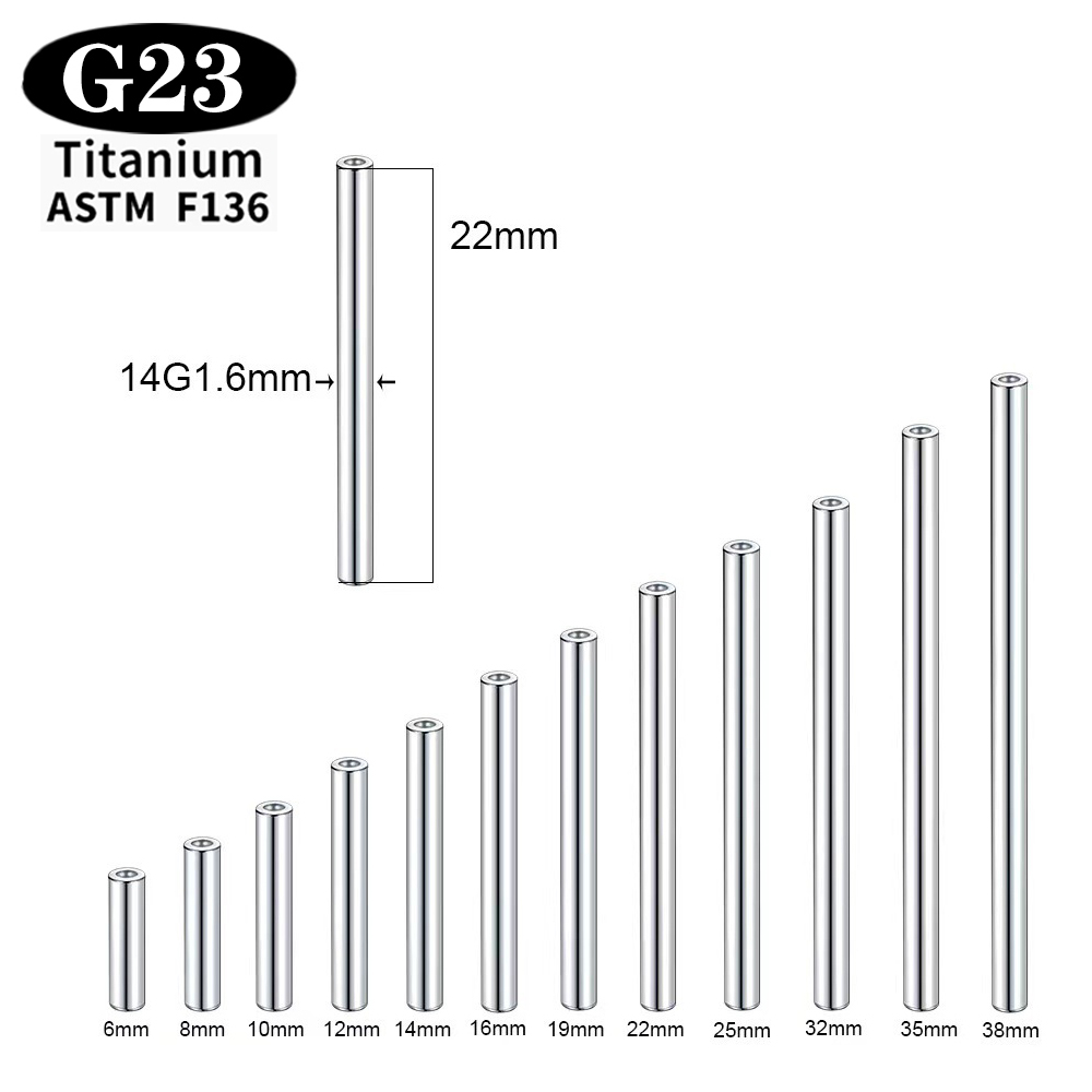 1/5/50PCS ASTM F136 Implant Gr - Body Jewelry Implants 评论和价格