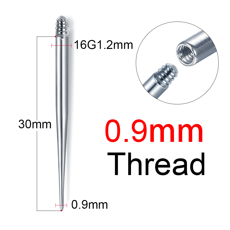 1/5Pcs Stainless Steel Duide R - Body Jewelry Internally Threaded 评论和价格