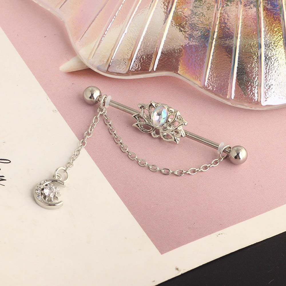 Piercing Punk Style Heart Pend - Industrial Barbell Long 评论和价格