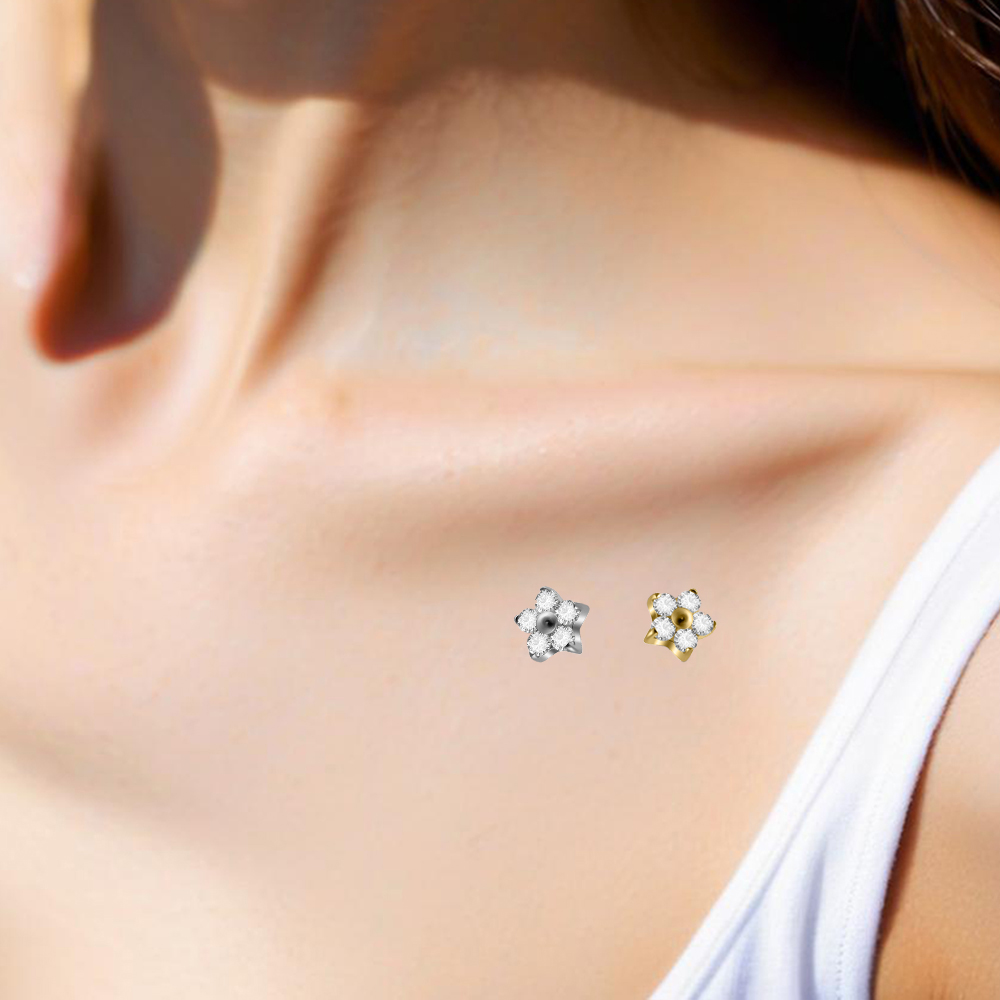 1PC G23 Implant Titanium Derma - Body Jewelry Implants 评论和价格
