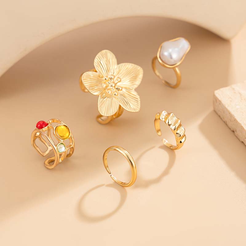 Adjustable Toe Ring Set Gold S - Body Jewelry Rings 评论和价格