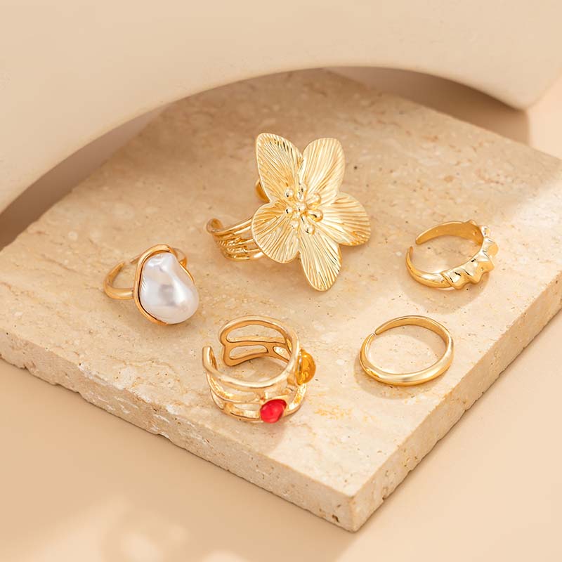 Adjustable Toe Ring Set Gold S - Body Jewelry Rings 评论和价格